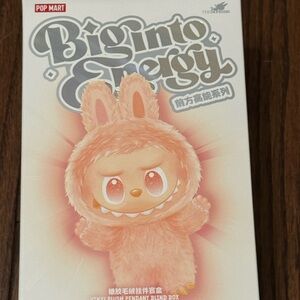 POP MART The Monsters Big Into Energy Labubu Plush Pendant - Serenity